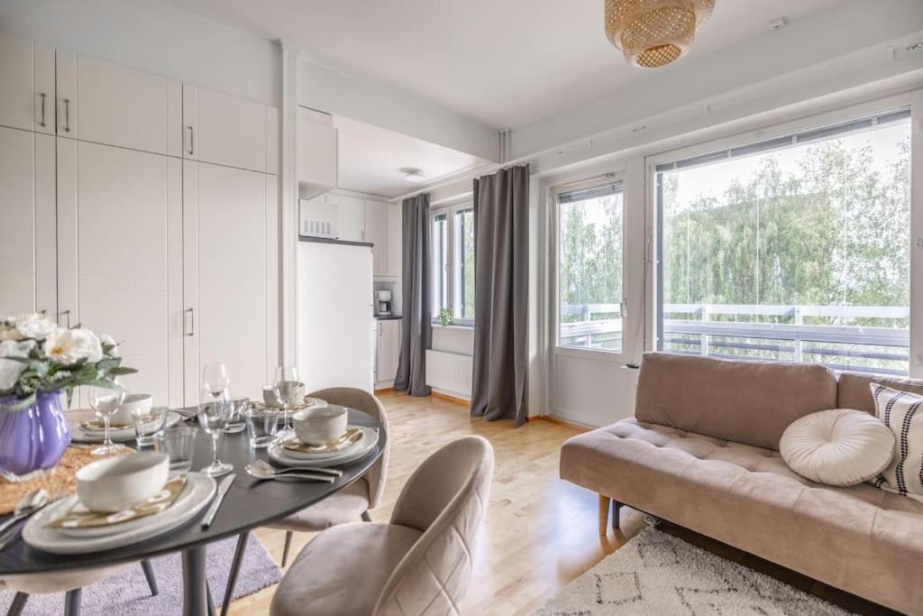 Saunallinen Yksioe Keskustasta Rovaniemi Exteriér fotografie